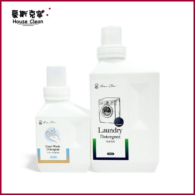豪斯克寧酵素洗衣精綠茶x1+手洗精x1